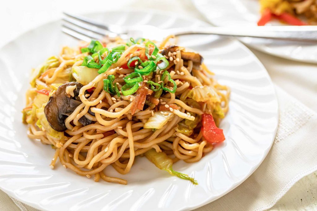 easy vegetable lo mein recipe