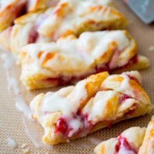 iced raspberry danish braid recipe