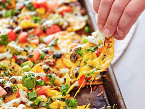 loaded sheet pan nachos recipe