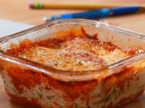 microwave meal-prep lasagna recipe