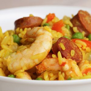 one-pan spicy prawns recipe