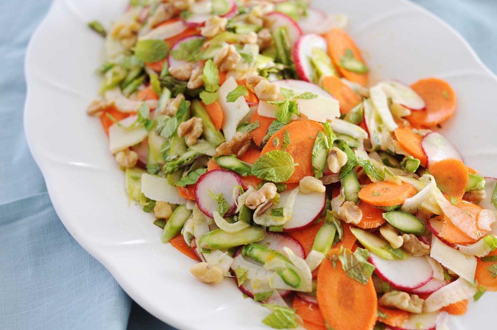 shaved spring vegetable salad recipe