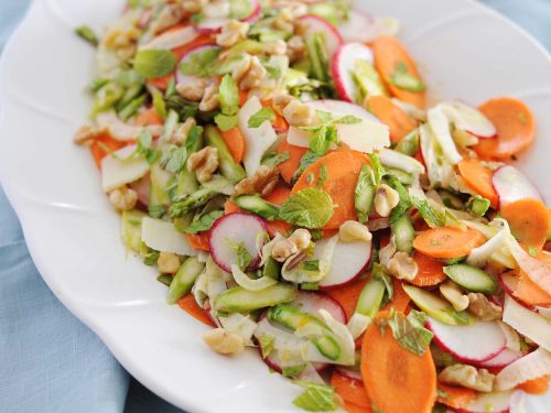 shaved spring vegetable salad recipe