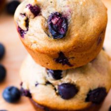 skinny banana blueberry muffins recipe