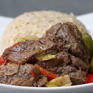 slow cooker steak and veggies recipe