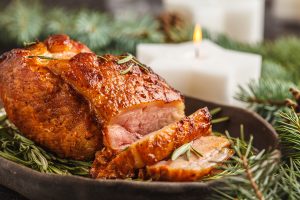 rosemary balsamic glazed ham