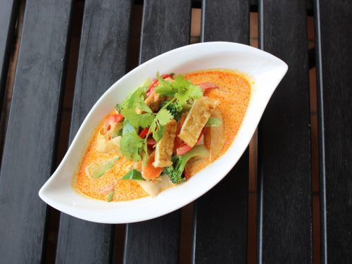 thai panang curry with vegetables