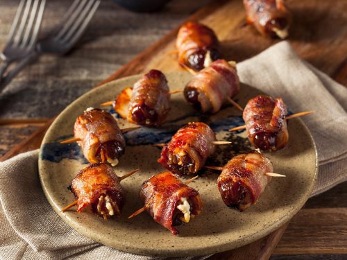 succulent bacon wrapped