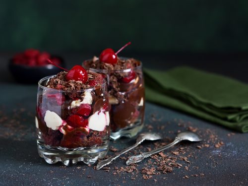 sweet black forest triffle