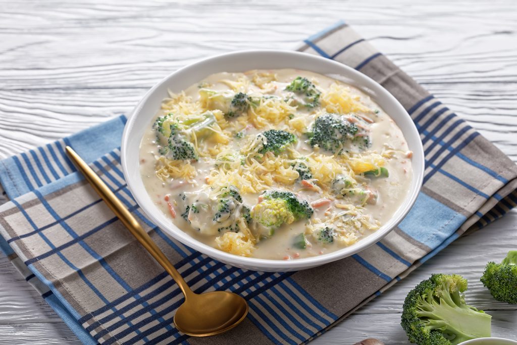 hearty broccoli cheddar soup