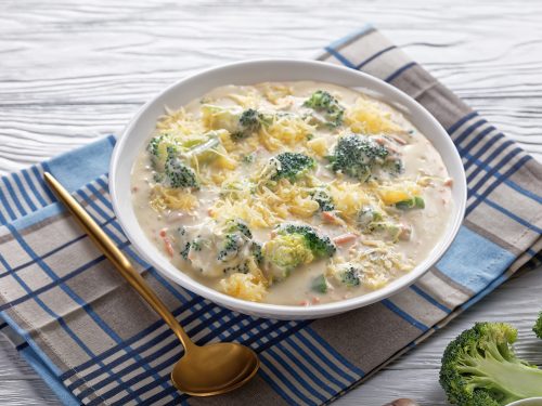 hearty broccoli cheddar soup
