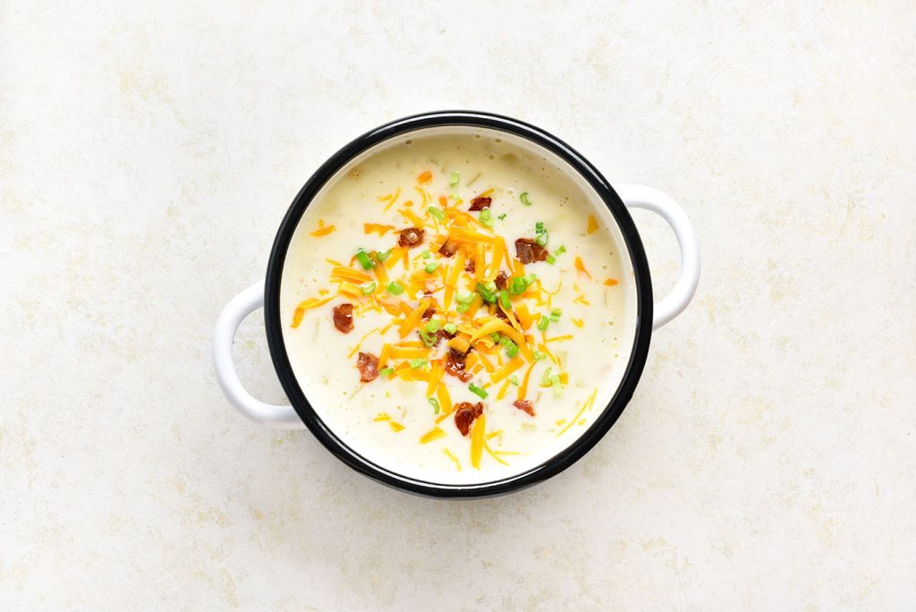 cheesy bacon baked potato soup