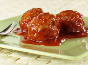 coated cocktail meatballs