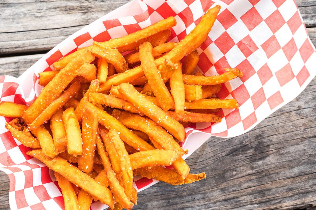 crispy sweet potato fries