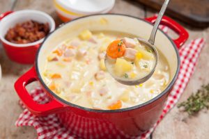 delightful ham and potato soup