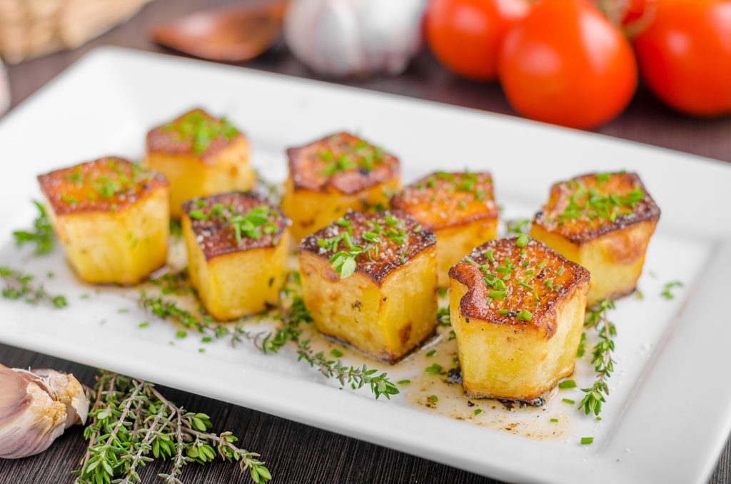 fancy fondant potatoes