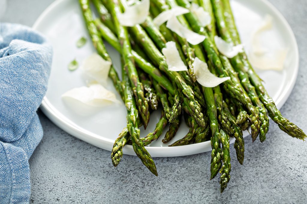 baked butter garlic asparagus