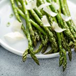 baked butter garlic asparagus