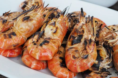 grilled sriracha shrimp