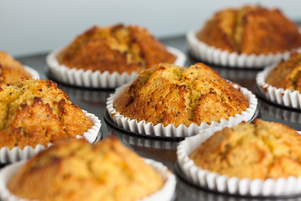 healthy banana muffins