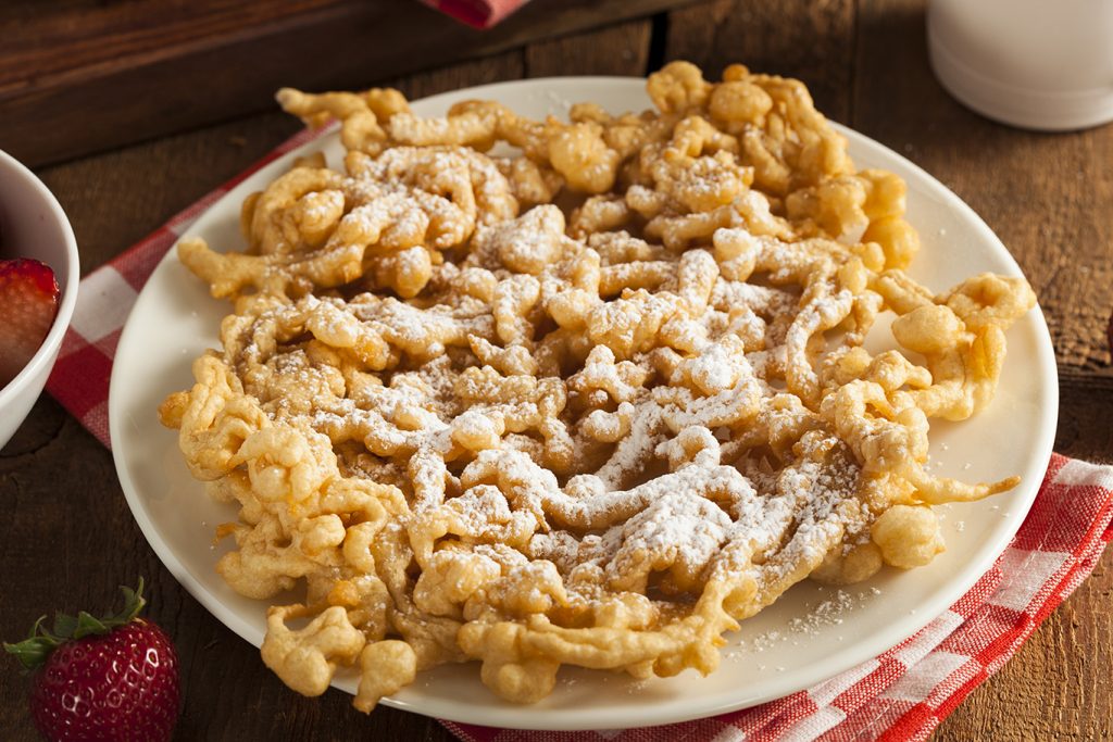 Mini Skillet Funnel Cakes