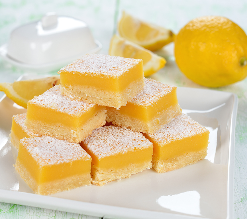 buttery lemon bars