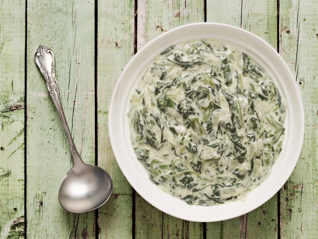 creamy spinach