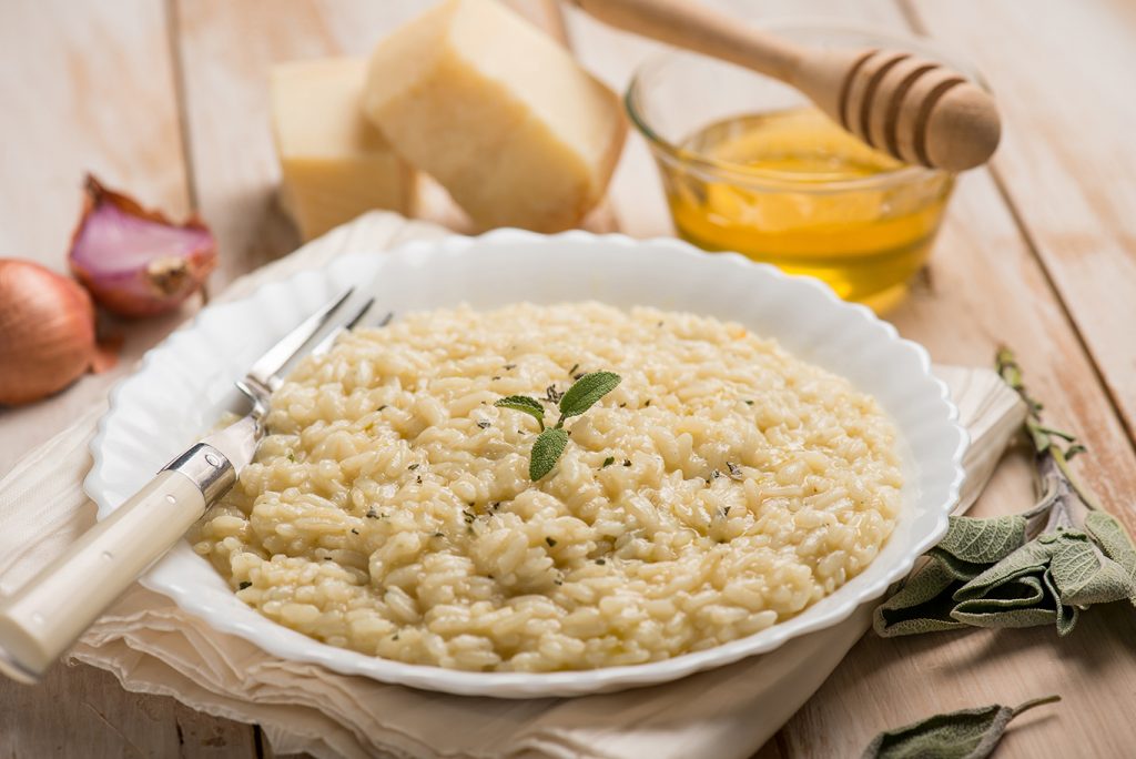 delicious parmesan risotto