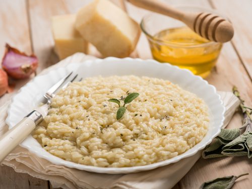 delicious parmesan risotto