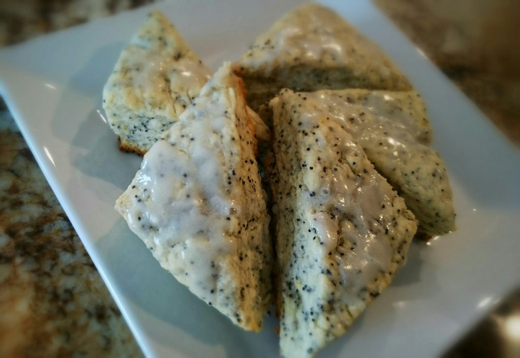 fluffy lemon scones