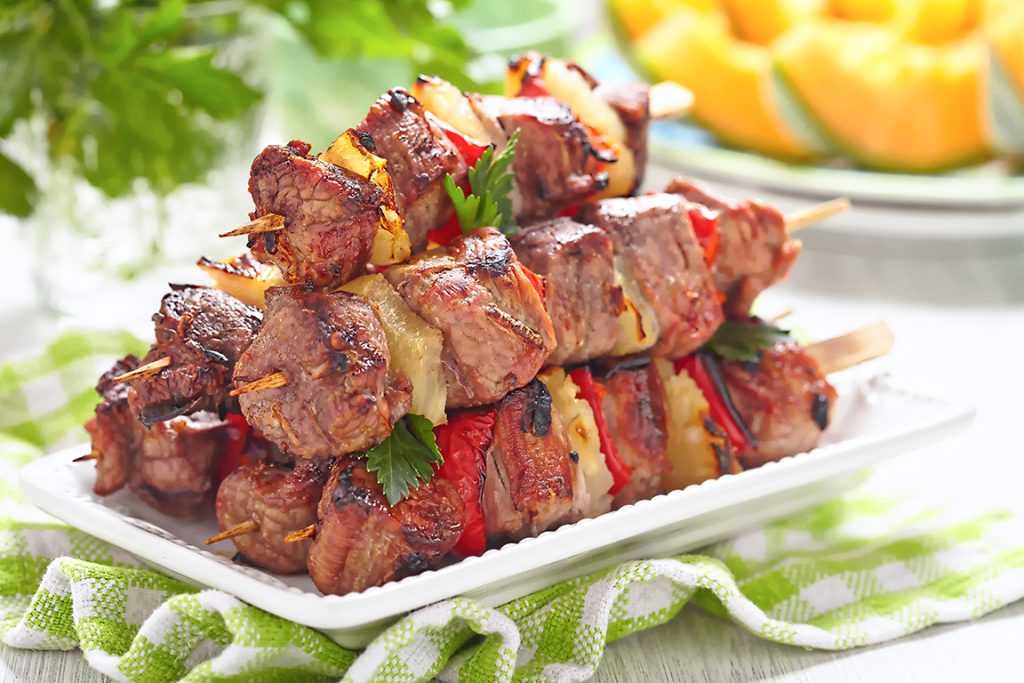 Pork kabobs hotsell with pineapple