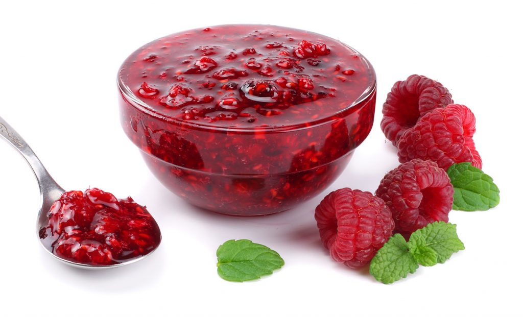 sweet raspberry sauce