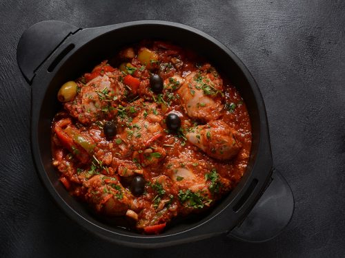 slow cooker chicken cacciatore with potatoes