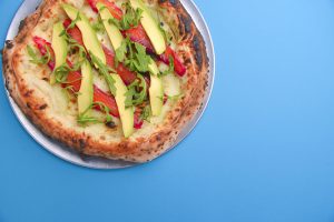 smoked salmon pizza