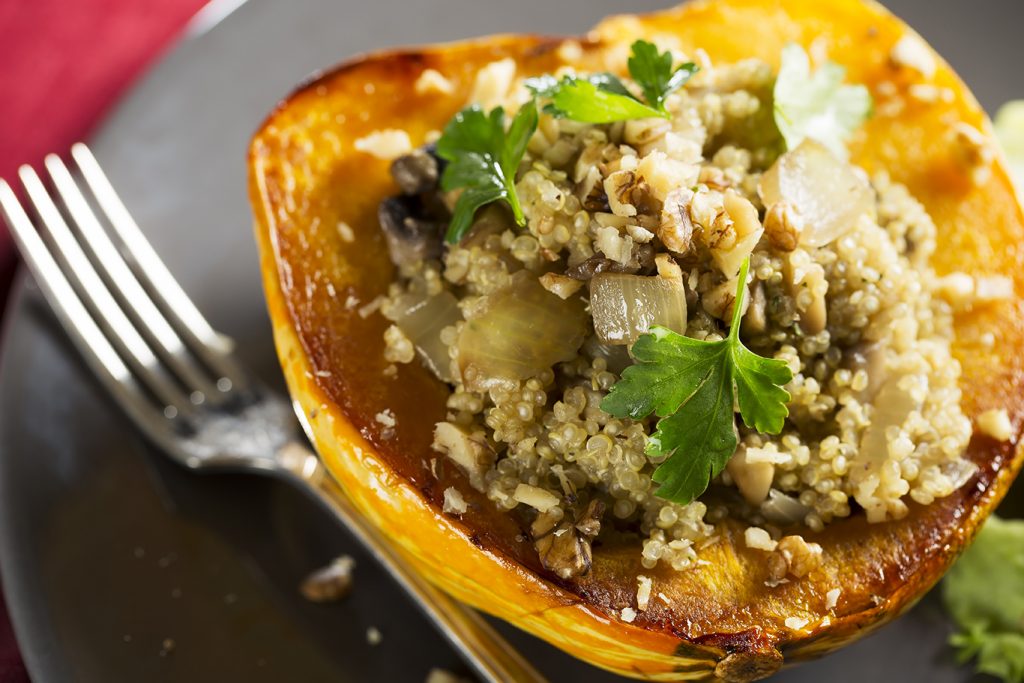 savory stuffed acorn squash