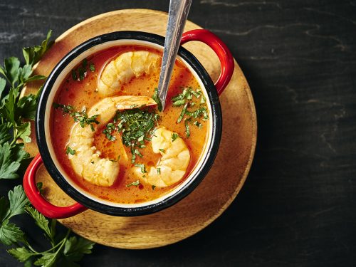 creamy thai shrimp curry
