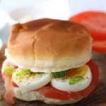egg tomato and scallion sandwich recipe