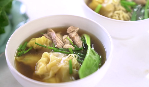 15 minute chicken noodle wonton soup