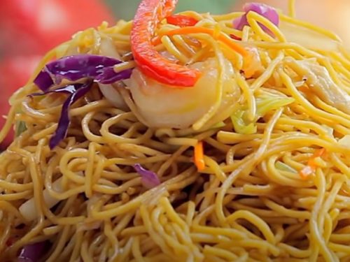fried buttered noodles recipe