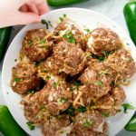 jalapeno popper stuffed meatballs recipe