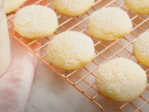 soft cream cheese cookies with nutella glaze recipe