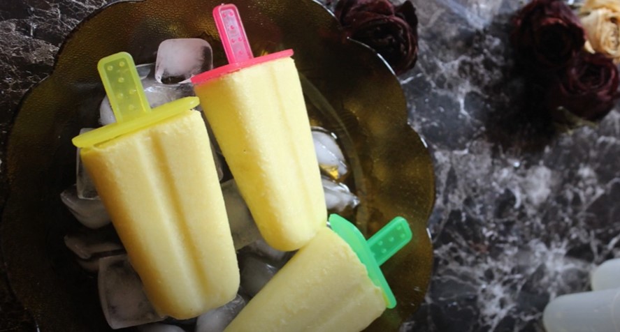 pineapple rosemary ice pops recipe