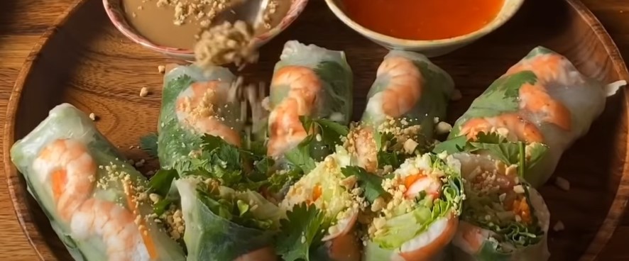 summer rolls with spicy peanut sauce recipe