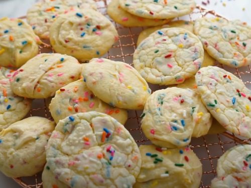 oreo sprinkles cake mix cookies recipe