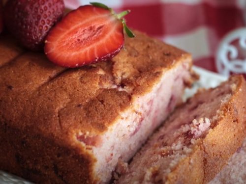 strawberry shortcake loaf recipe