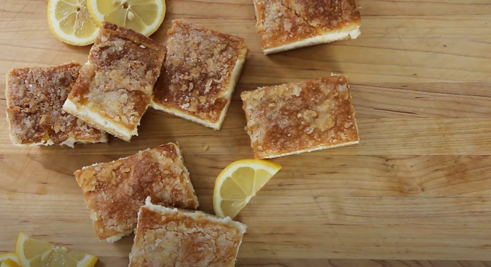 lemon cream cheese bars recipe