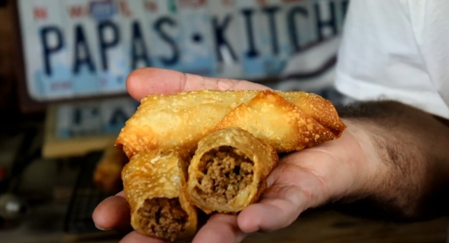 taco egg rolls recipe