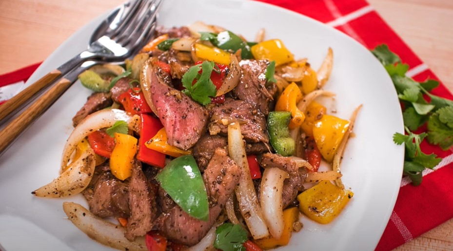 spicy thai steak and vegetable stir fry recipe