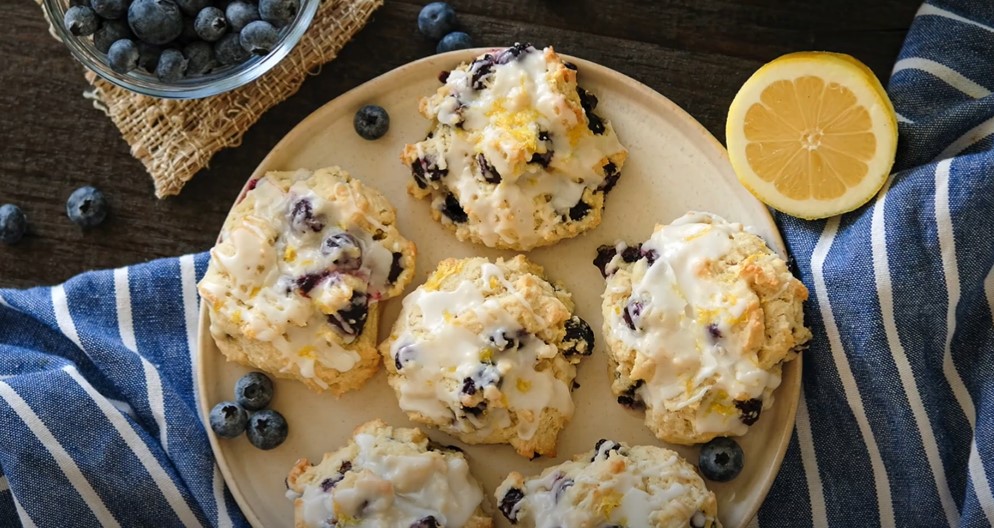 blueberry lemon cookies with lemon cream cheese frosting recipe