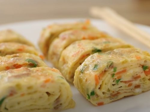 spicy southwest breakfast omelet egg rolls recipe